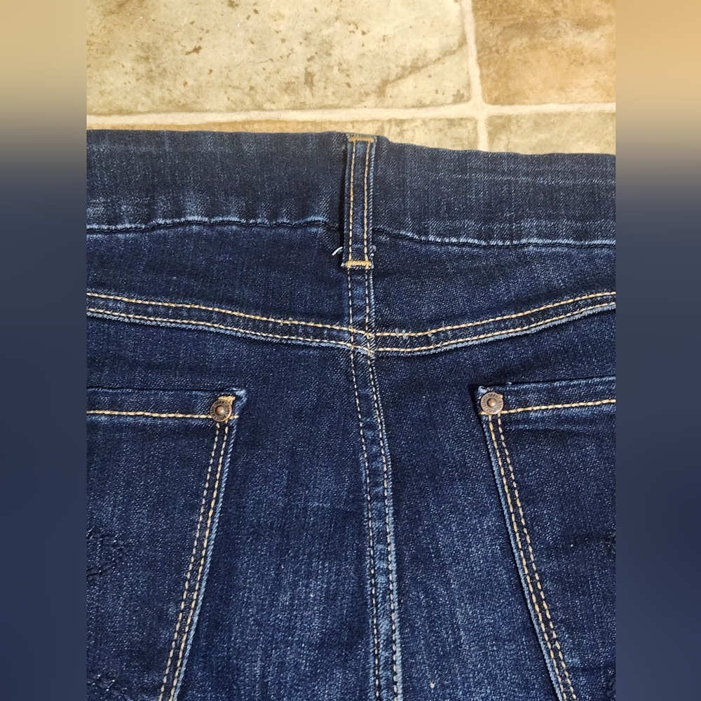 SEVEN 7 Women's Dark Blue Women's Jeans Size 16. TUMMY LESS HIGH SKINNY. - Picture 14 of 14